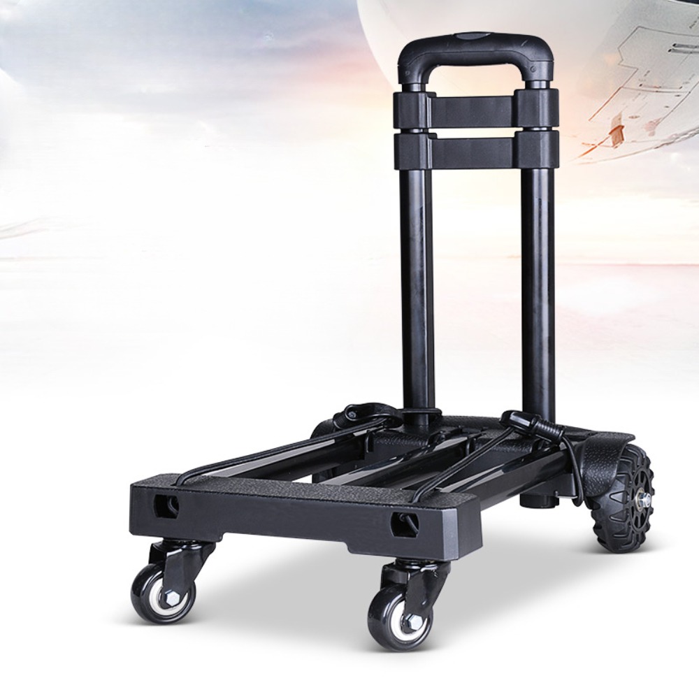 Opvouwbare Winkelwagentjes Opvouwbare Handkarren Met Wielen Lichtgewicht Nutsbagage Dolly Kar Verplaatsen Vracht Reizen Essentials