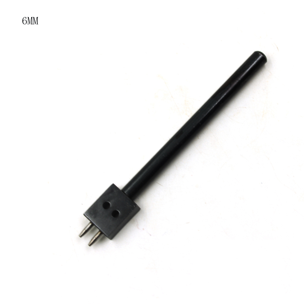 4 5 6 8mm Spacing leather hole punches DIY Hand Perforated Round Stitching Punch Tools Hole Cut Leather Punching Tool 2/4/6/Hole: 6mm 2 hole