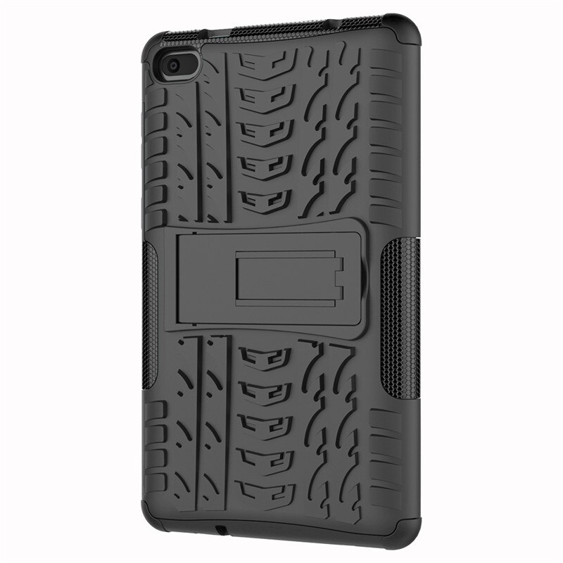 Funda para Lenovo Tab E7 E 7 TB-7104F TB-7104 7,0 pulgadas Funda resistente 2 en 1 híbrida resistente Funda soporte para Tablet Capa: black