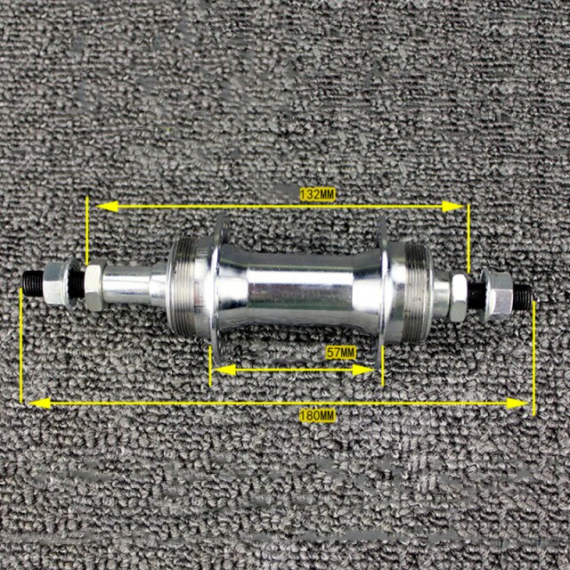 MTB Mountain Bike Disc Brake Hub Bicycle Thread Disk Front/Rear Brake Hubs Universal Aluminum Alloy Front And Rear Quick Release: Rear