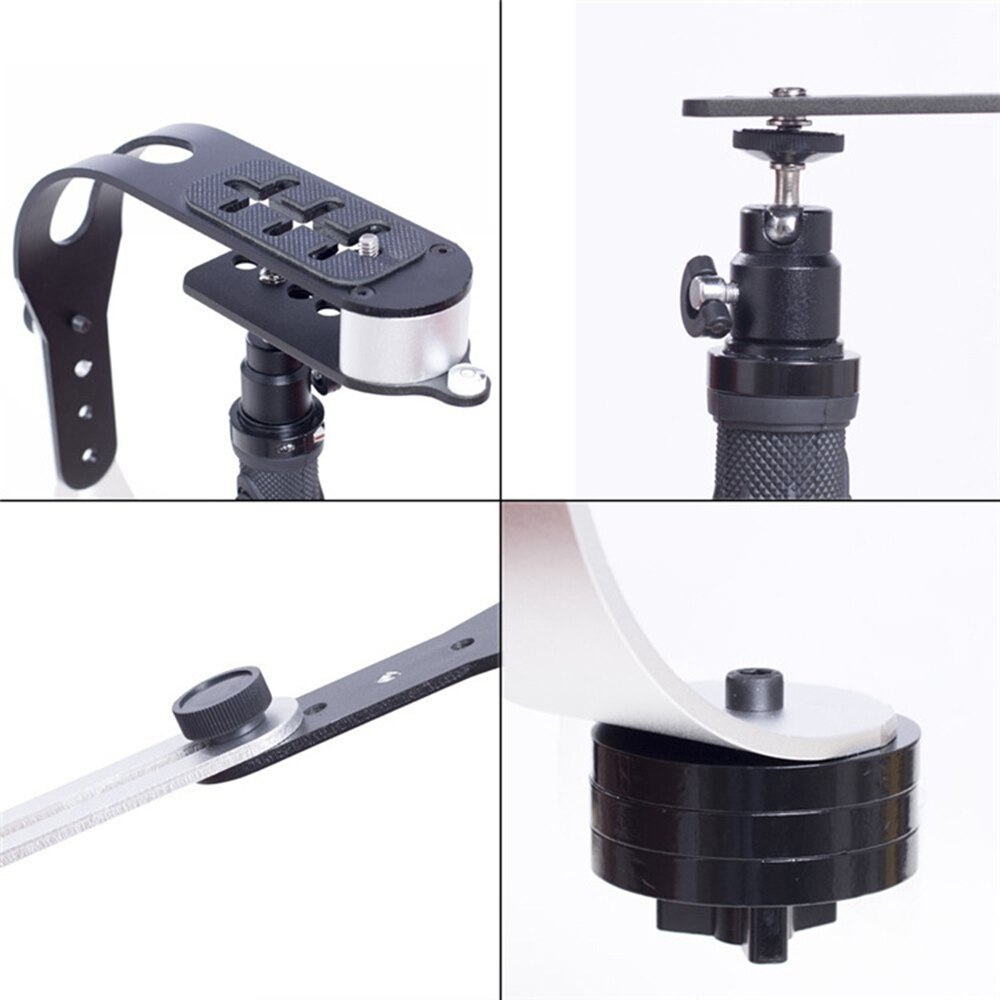 Andoer Handheld Camera Stabilizer - Single Handle - Flexible Rotation - 340x200x60mm - 850g - for Video Recording
