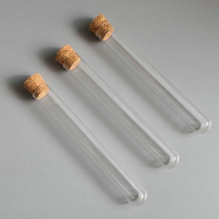 10pcs/lot 20x150mm Clear Glass Test Tubes U-Shaped Bottom Laboratory DIA 8-INCH