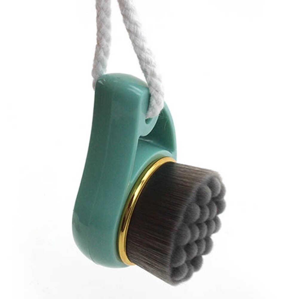 Gezicht Wassen Massage Borstel Facial Poriën Reiniging Borstel Voor Makeup Tools Bamboe Houtskool Zwart Fiber Haar Reiniging Borstel