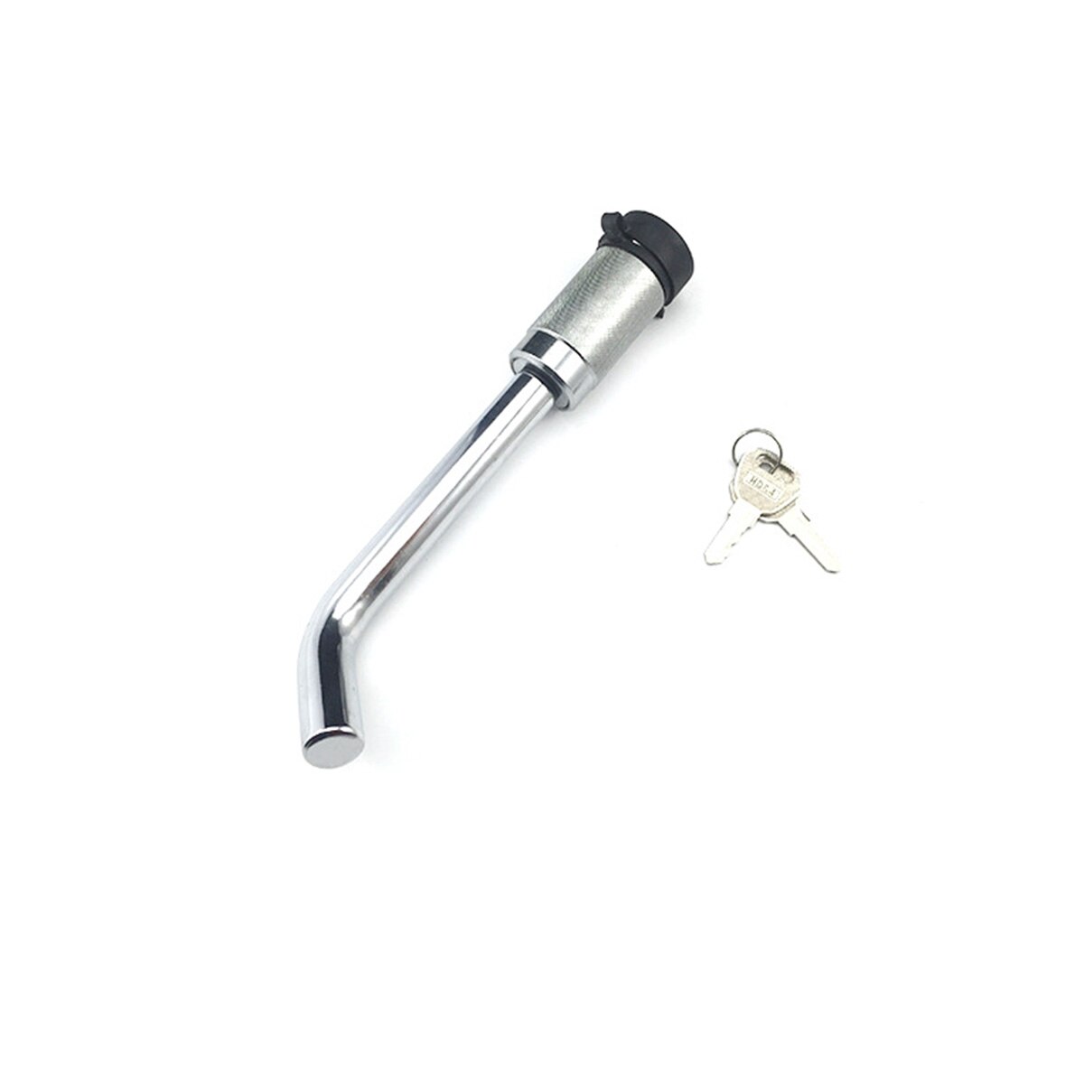 Durable Hitch Pin Lock Stainless Steel Alloy 5/8 Inch Heavy Duty Locking Trailer Hitch Lock Receiver Lock with Protective Cap