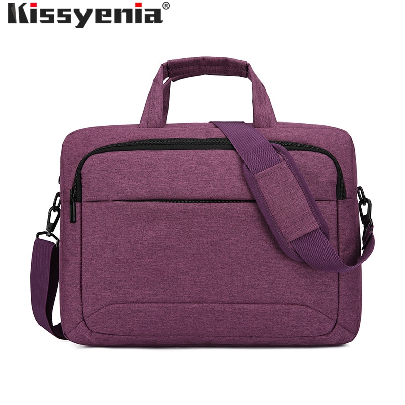 Kissyenia Waterdichte Bedrijfsaktentas voor Vrouwen Reizen 13 14 inch Laptop Tas Draagbare Vlucht Beschikbaar Mannen A4 Aktetas KS1339