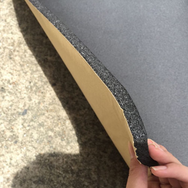 Estera de goma espuma NBR aislante de Sonido automático para coche B2, retardante de llama, aislamiento de vibración, 5mm * 50cm * 200cm