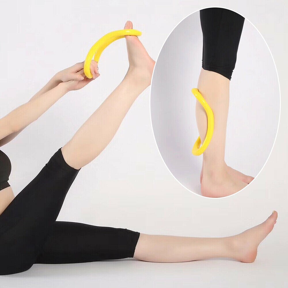 Fitness ejercicio Circulo de Yoga anillo Pilates entrenamiento piel brazo pecho cintura formación resistencia al estiramiento entrenador de gimnasio en casa equipo