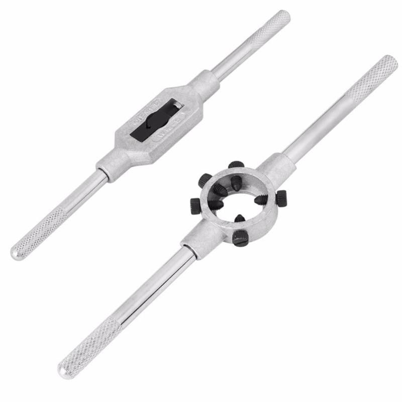 32pcs/set Tap and Die Alloy Drill Thread Cutter Set Metric Tap Die Plug Drill Bits Hand Tool Metalworking Toolkits