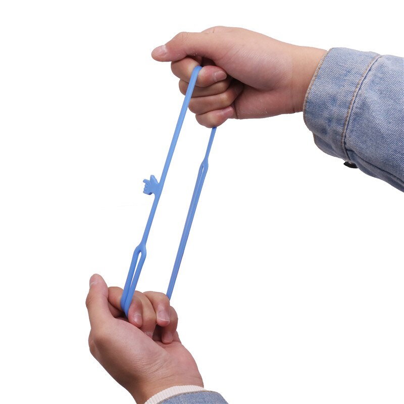 7 Pcs Flexible bookmark Learning Stationery Unique Silicone Finger Pointing Bookmark Elasticity Book Mark