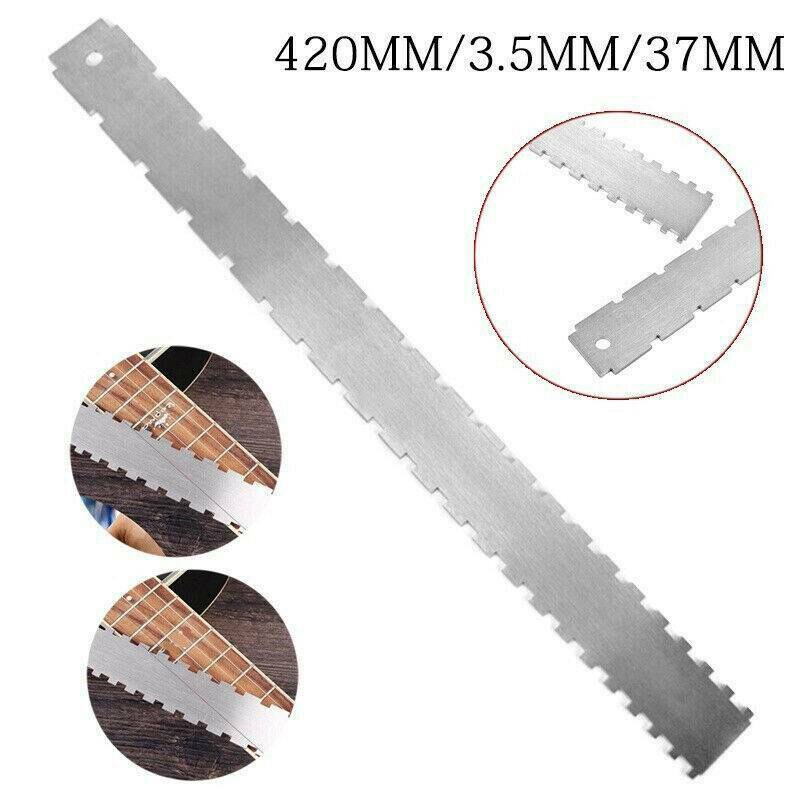 Stainless Steel Guitar Neck Notched Straight Edge And Fret Rocker Luthier Tools