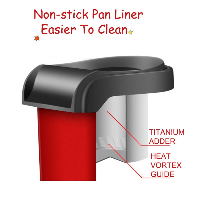 Electric Corn Popcorn Maker Household DIY Automatic Mini Air Popcorn Making Machine 1200W 110V 220V Home Kitchen Kids