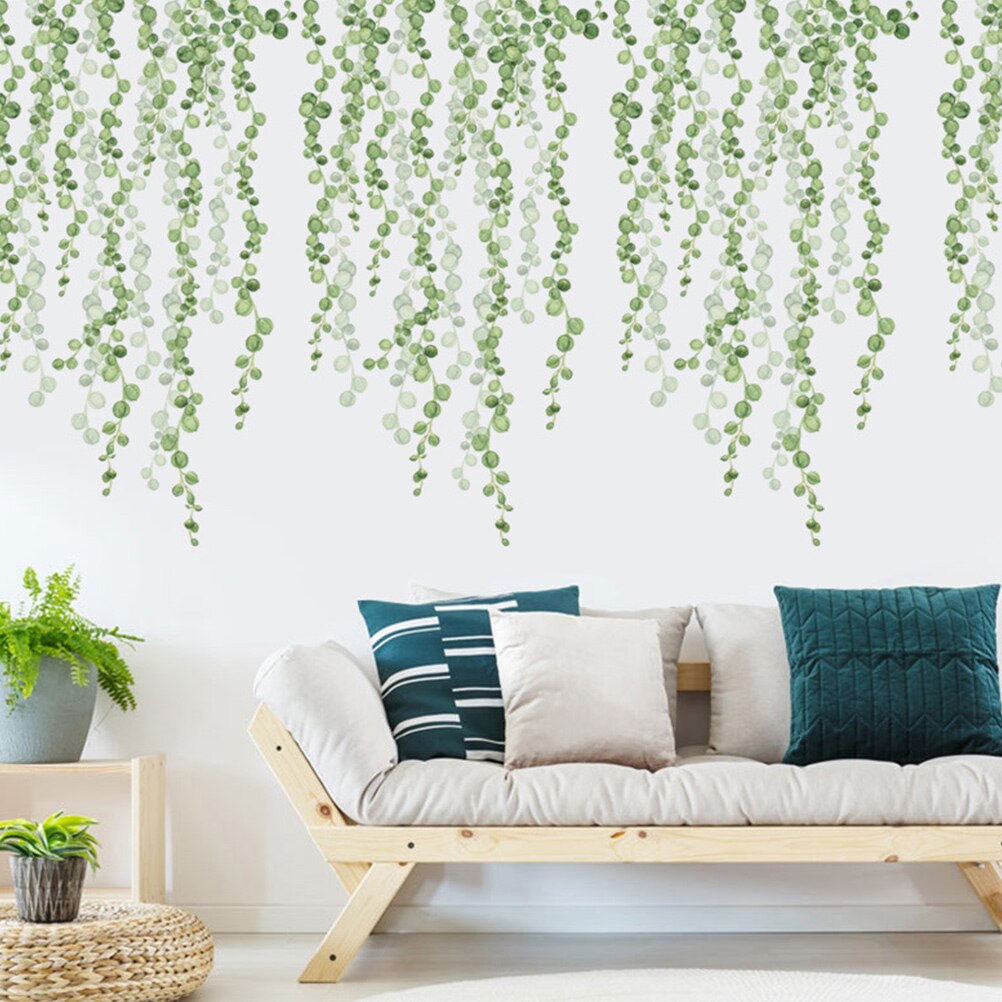 2 Sheets of Wear-resistant Wall Stickers Removable Wall Decals Delicate Window Stickers