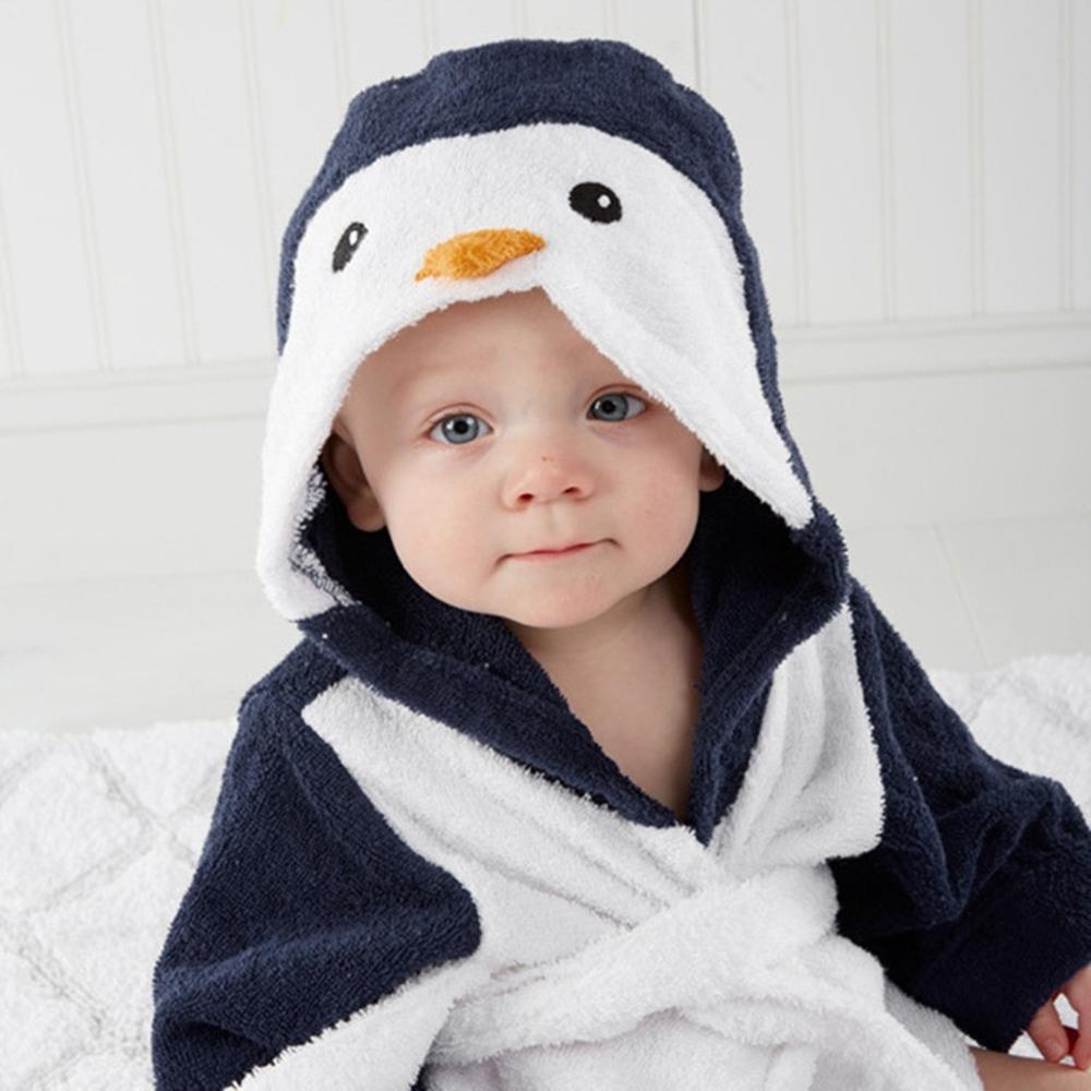 Peuter Baby Hooded Badjas Cartoon Animal Capuchon Badhanddoek Baby Flanellen Baden Badjas Herfst Winter Slapen Robe & Xs