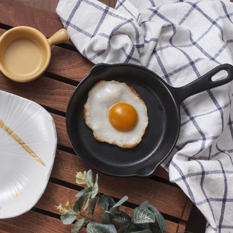 Cast Iron Skillet. Small Pre-Seasoned Skillet for Stovetop, Oven, or Camp Cooking