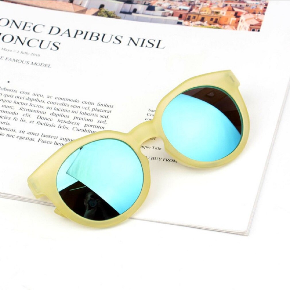 Children Boys Girls Kid Sunglasses Shades Bright Lenses UV400 Protection Baby Frame Outdoor Look Glasses Baby Accessories 2-8Y: E