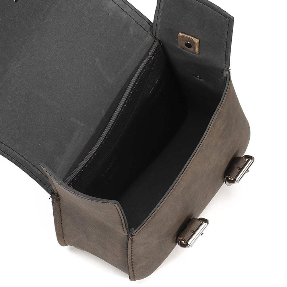 Motorcycle Side Bag Motorcycle Off-road Bag Modified Side Edging Box Side Luggage Tool Bottle Hanging PU leather Motocross Bag