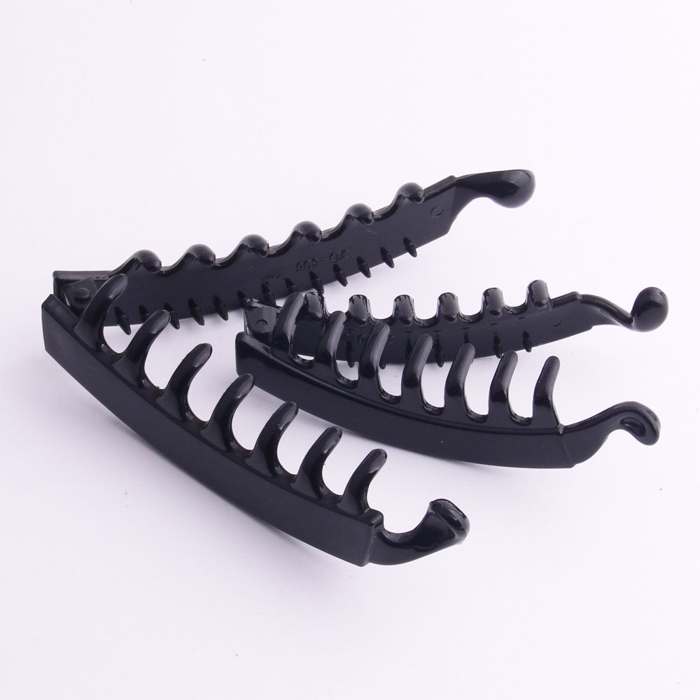 1 Pc plastikowe szpilki czarne bananowe spinki robić włosów stałe kobiety panie spinki robić włosów DIY szpilki narzędzia robić makijażu moda nakrycia głowy dla kobiet dziewczyna