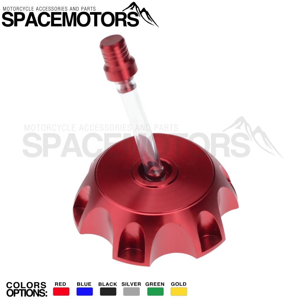 Red aluminium CNC fuel tank cap fit for pit dirt motorcycle bike pitbike motocross Kayo Irbis ttr125 ttr 125 125cc apollo