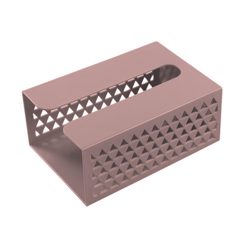 Wandmontage Zelfklevende Tissue Box Servet Houder Plastic Vuilniszak Dispenser Opbergmanden Kicthen Auto Opknoping Organisator: wine red