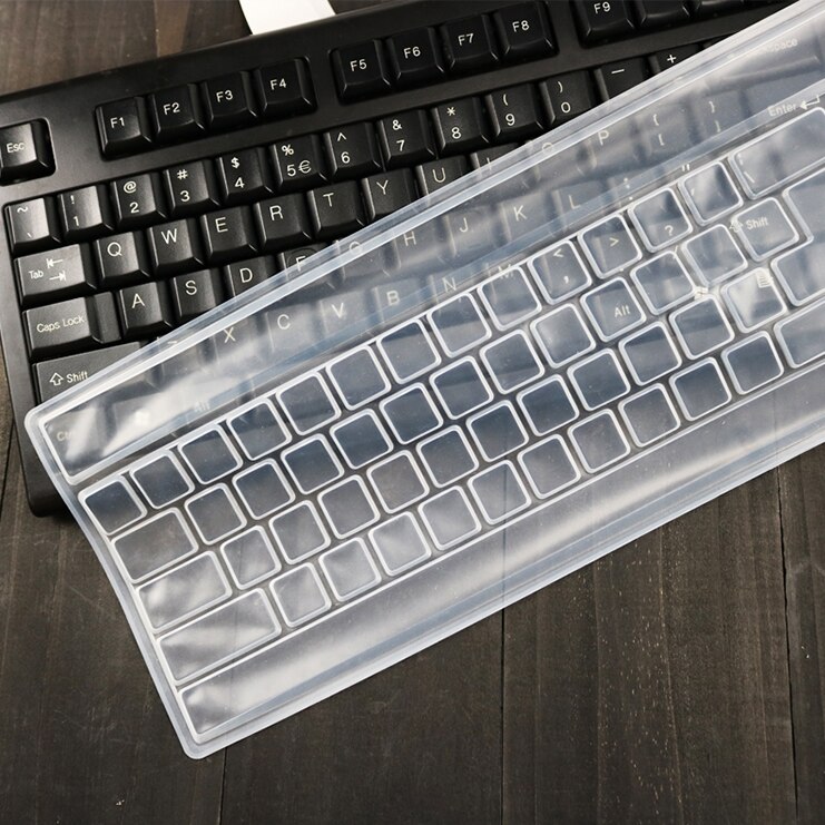 Universal Waterproof Silicone Desktop Computer Keyboard Cover Skin Protector Film Cover