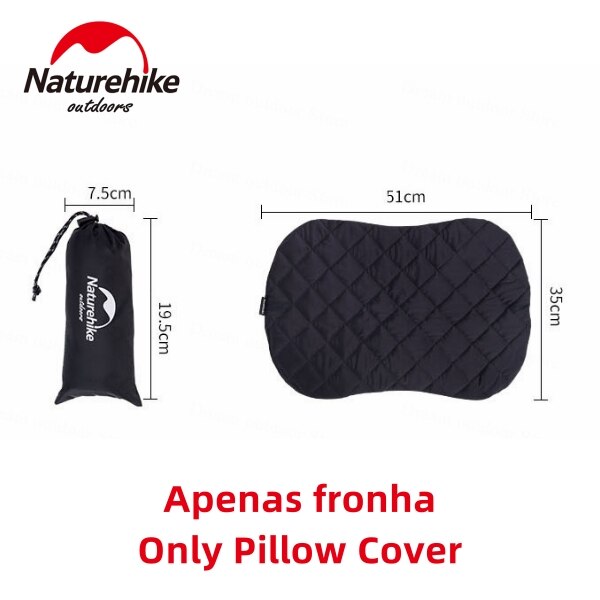 Naturehike Bijgewerkt Opblaasbaar Kussen Camping Air Kussen Ultralight Wandelen Slapen Kussen Outdoor Samendrukbare Nh Reizen Kussen: Cover NOT Pillow