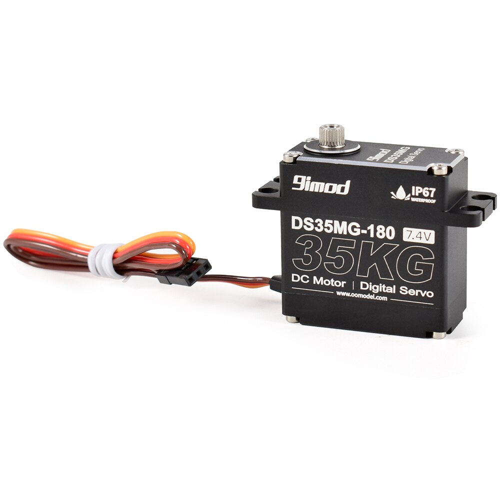 9Imod DS35MG 35Kg Waterpoof Servo 180 °/270 ° Volledige Aluminium Case Rvs Gear High Torque voor 1/6 1/8 1/10 1/12 Rc Auto Diy