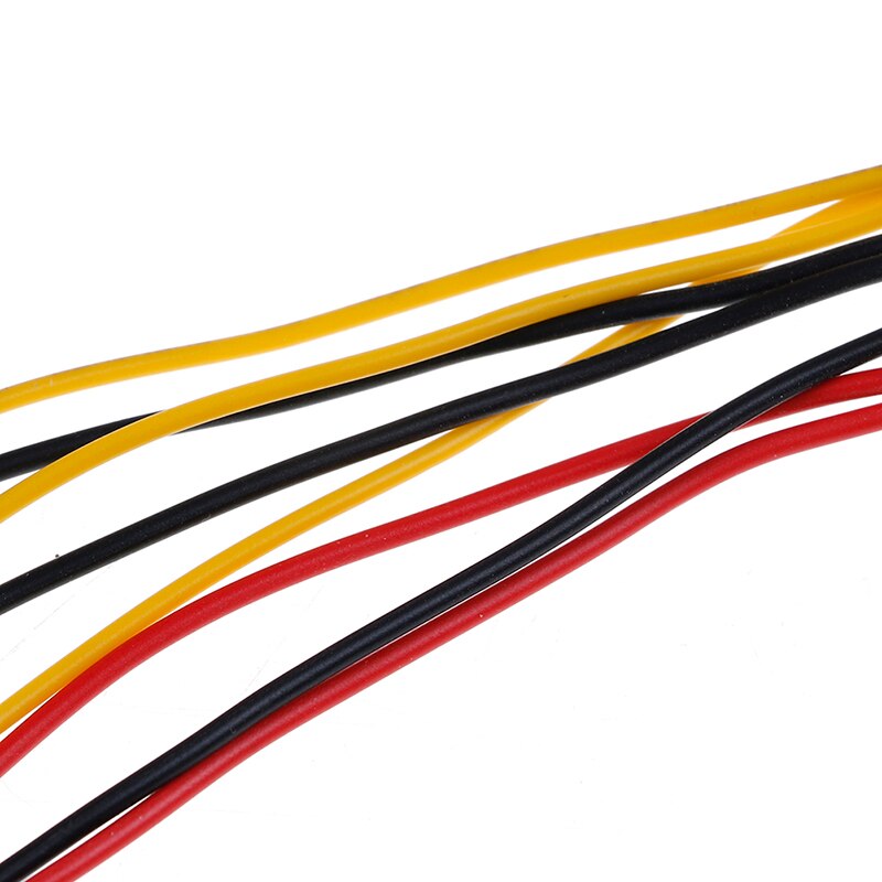 1pcs 4-Pin Molex to 3-Pin fan Power Cable Adapter Connector 12v*2 / 5v*2 Computer Cooling Fan Cables for CPU PC Case Fan