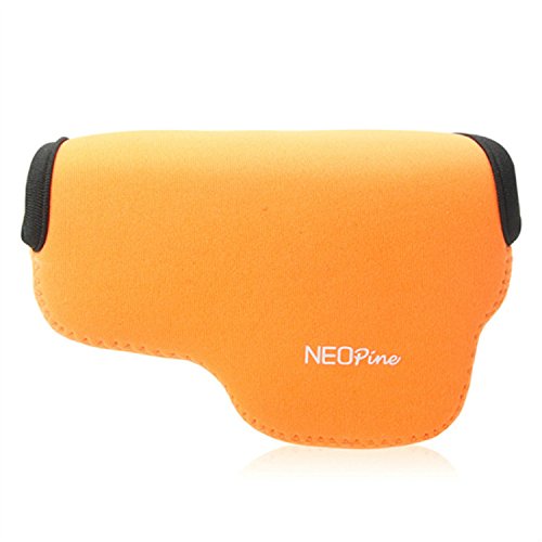 Étui souple pour appareil photo Olympus PEN, housse pour appareil photo Portable sur objectif 14-42mm: Orange