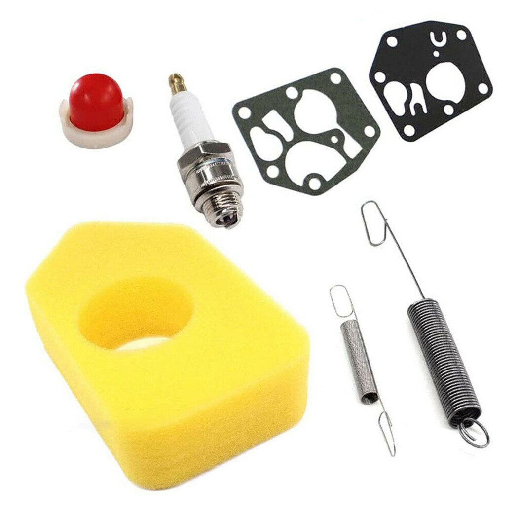 Luftfilter Zündkerze Vergaser Membran einstellen Für Briggs &Ampere; Stratton Quattro 450 500 550 Q45 Klassische Sprint 35-375 40 motoren