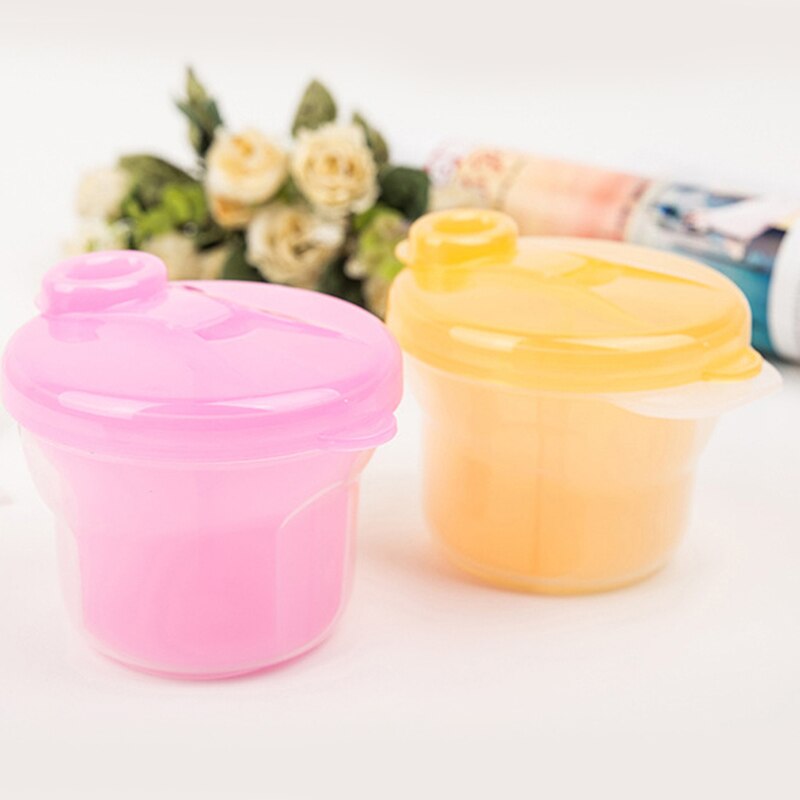 Portable Milk Powder Formula Dispenser 3 Layer Rotary Milk Powder Tank Box Toddler Food Container