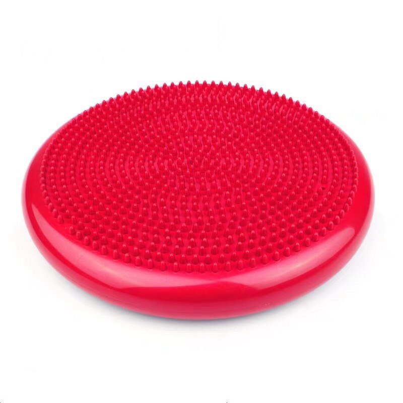 Bolas de Yoga con almohadilla de masaje, cojín de disco de equilibrio oscilante de estabilidad inflable, tabla de masaje, bolas de entrenamiento para ejercicio físico: red 33cm
