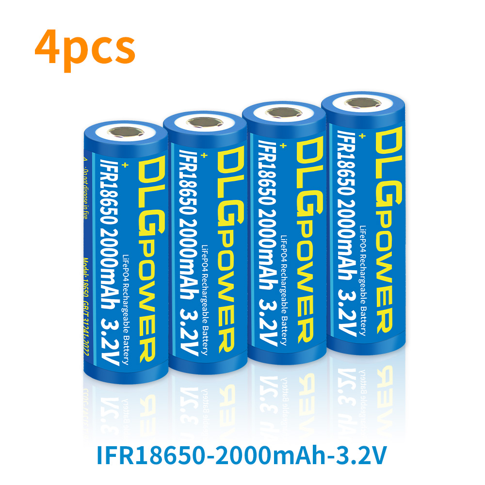 Aipeke 2025 100% novo hg2 18650 2000mah bateria recarregável 18650 3.2v baterias de energia de descarga + níquel diy: Bege