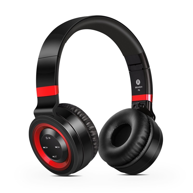 LemonMan P6 Wireless Bluetooth auriculares with Mic Support TF Card FM Radio Stereo Bluetooth Headset For iPhone Xiaomi MP3