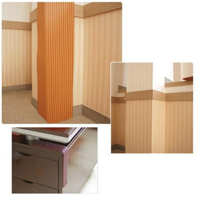 Table Edge Furniture Guard Strip Horror Crash Bar Foam Bumper Baby Safety Products Protection 2m