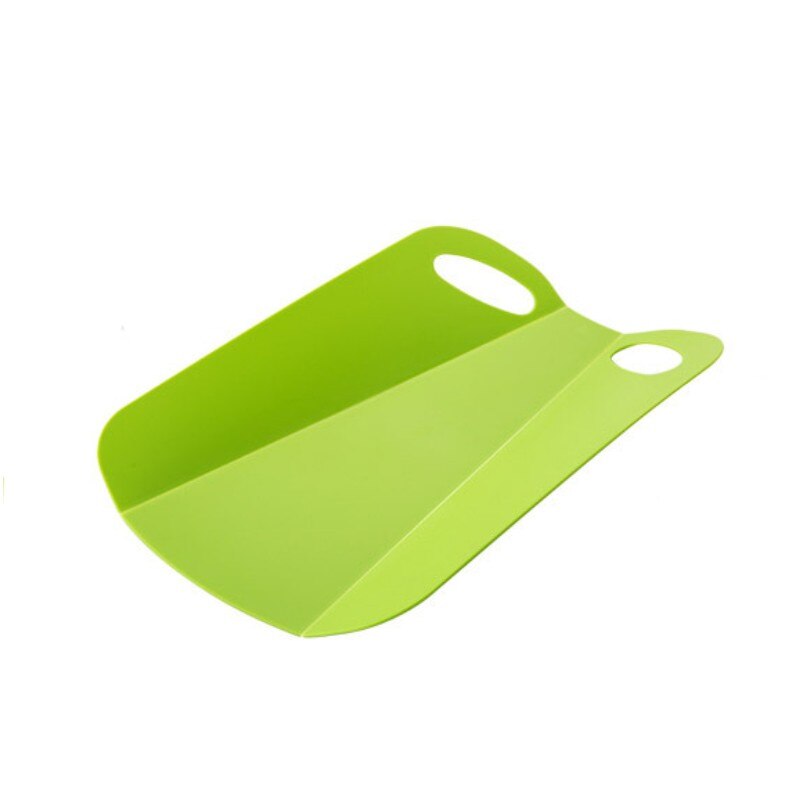 GQIYIBBEI Küche Faltbare Hack Block Kreative Non-slip Folding Schneiden Schneiden Bord Tragbare Camping Kochen Im Freien Matte: green