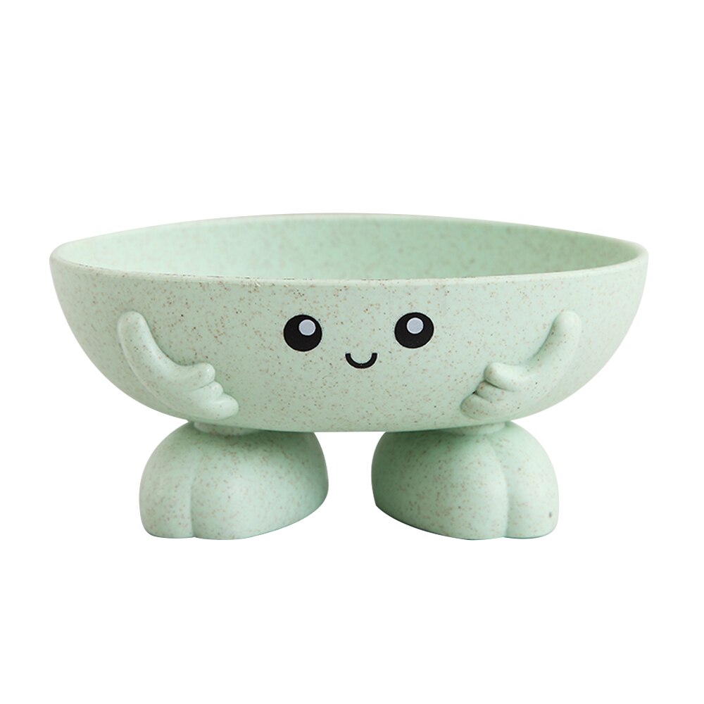 Jabonera con forma de dibujo animado para baño en 4 colores, jabones de cocina para escurrir, jabones de jabón práctico y fácil de limpiar, juguetes para niños: Rojo