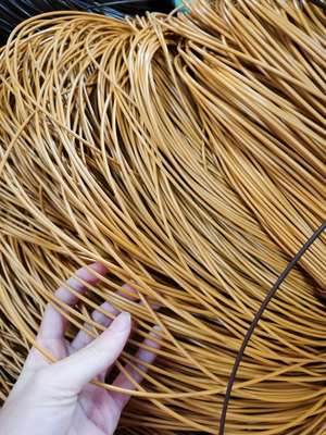 500G 70M 2.5MM diameter imitation round synthetic rattan weaving material plastic rattan for knit and repair chair basket etc: color 12