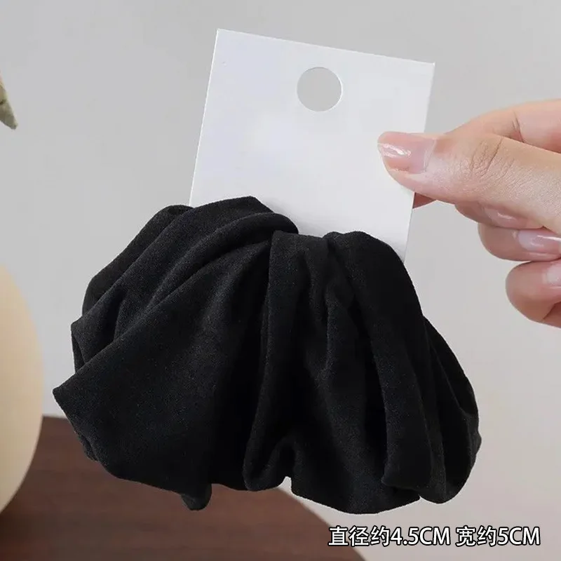 Juego de 4 cuerdas para el cabello gruesas y ensanchadas para mujer, coleteros, lazos para el cabello, bandas de goma, accesorios para el cabello de de Corea: Lavanda