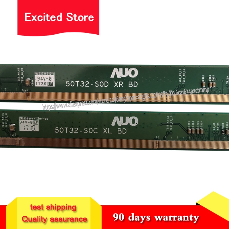 Originele 1Pair/2Pcs 50T32-S0D 50T32-S0C Lcd Panel Pcb Deel