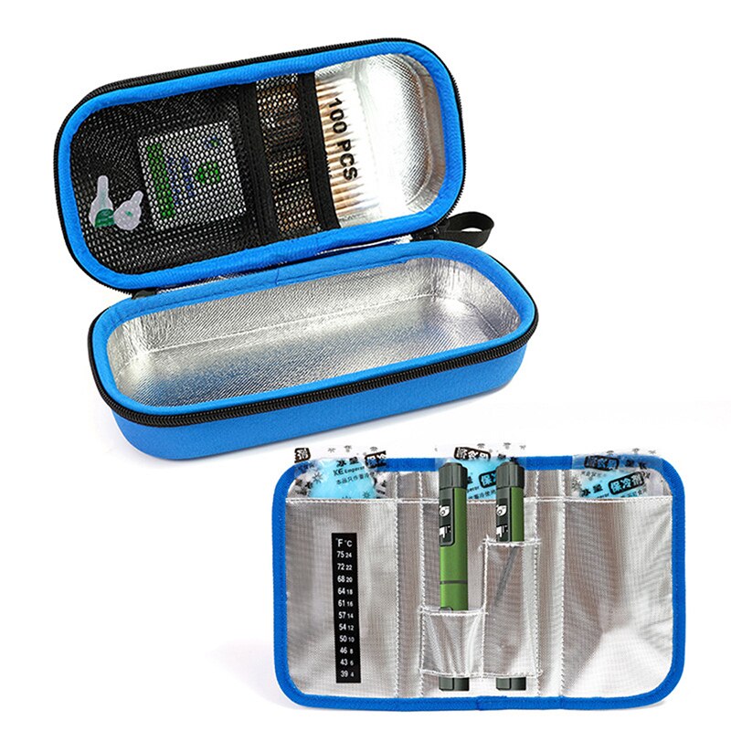 Eva Insuline Pen Case Cooling Storage Protector Bag Medische Cooler Travel Pocket Packs Pouch Drug Vriezer Doos Voor Diabetes Mensen