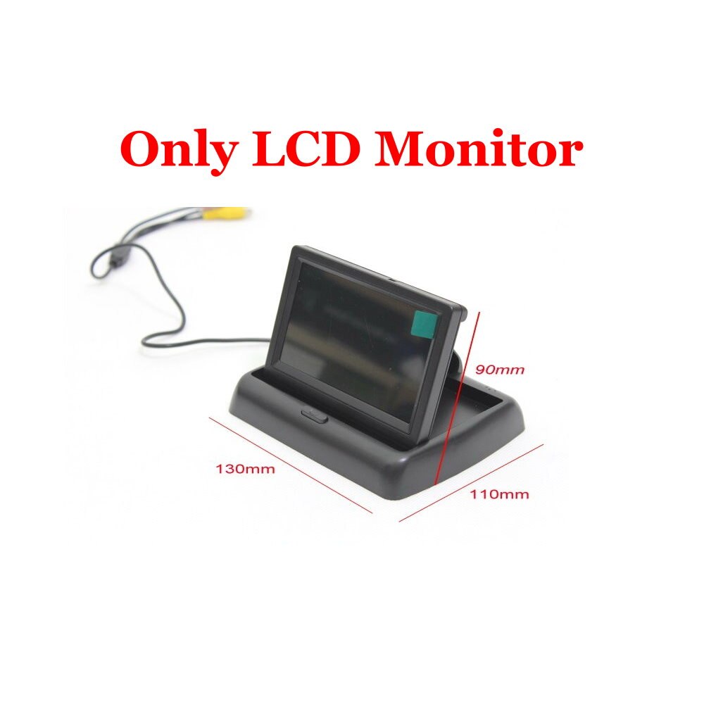 Auto Camera Voor Volvo S60 S60L 2001 Auto Back Up Reverse Camera 4.3 "Kleuren Lcd Monitor Achteruitkijkspiegel parking System: Only monitor