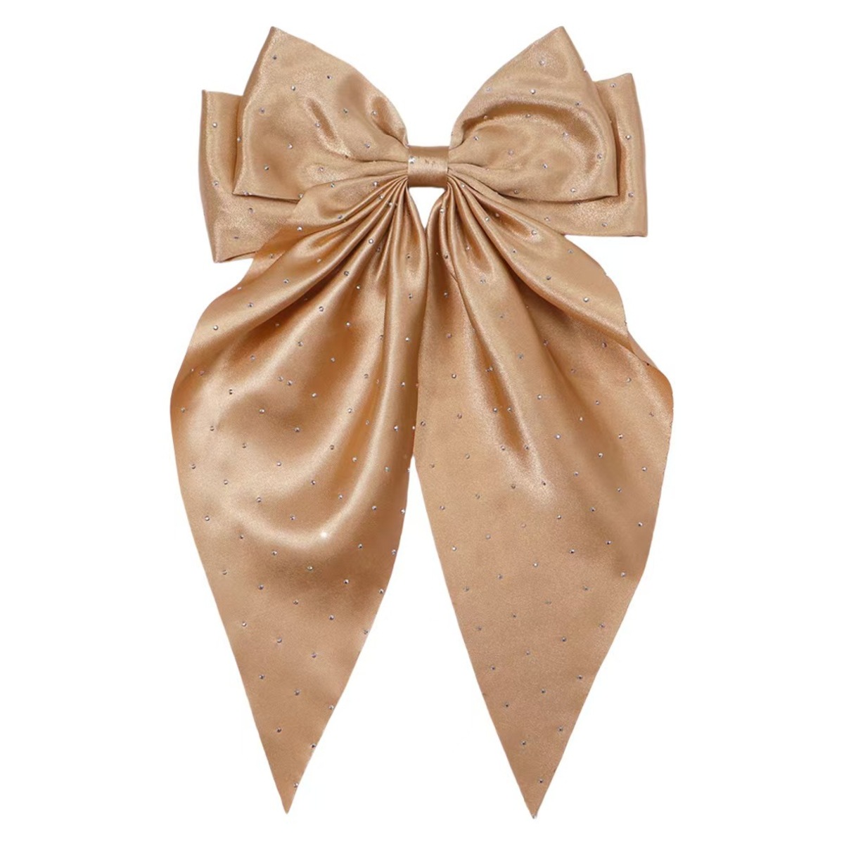 Horquilla con lazo para niña, pasador de cinta de gasa, accesorios para el cabello a la , tocado con Clip de primavera para mujer con lazo en la espalda: Lavanda