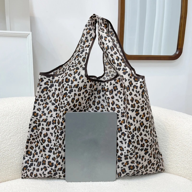 Mode Pocket Opvouwbare Eco Zakken Grote Capaciteit Herbruikbare Boodschappentas Dames Tote 50lb Wasbare Reistas