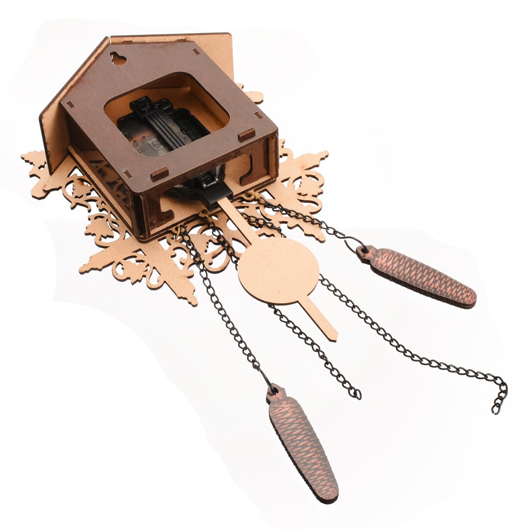 retro stil tre gjøk vegg klokke kunst veggmontert gjøk klokke romertall håndverk vegg klokke årgang hjem dekor