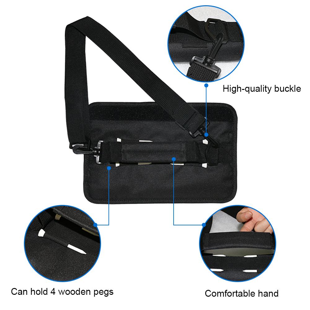 Club de Golf Sac De Rangement Portatif Extérieur Peut Installer 4 Boule Clous Diagonale Pièces Jointes Accueille 3-5 Clubs Simple Bouton-Pression