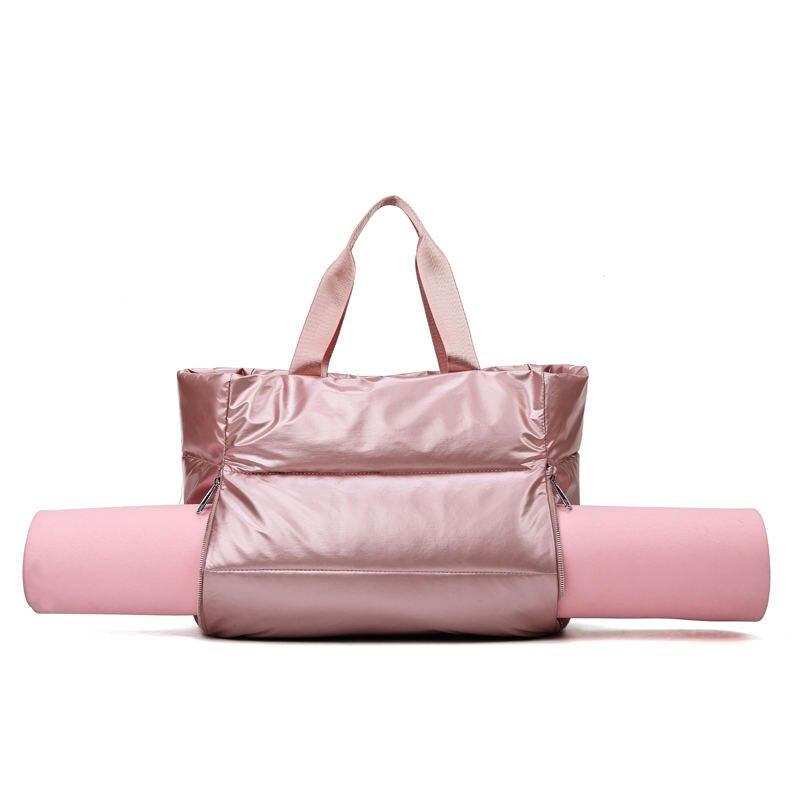 Inverno grande capacidade bolsa de ombro para as mulheres à prova dwaterproof água náilon sacos espaço acolchoado algodão pena para baixo grande tote bolsas femininas