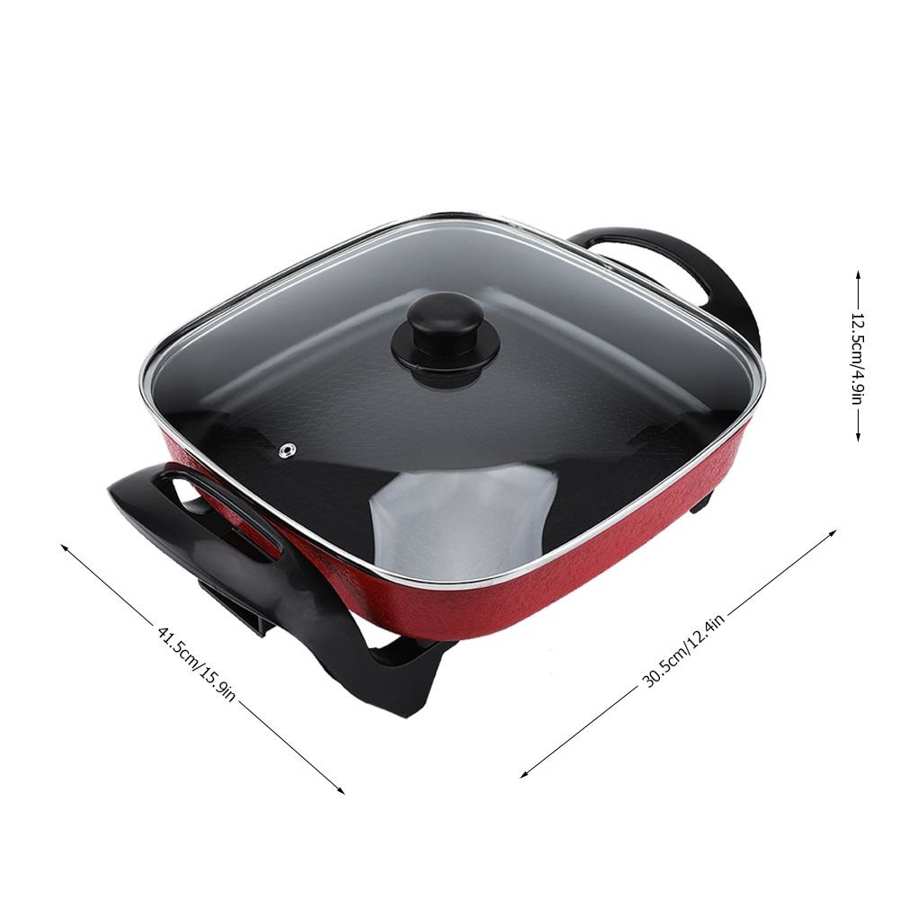 5L Multifunctional Electric Pot Cookware Non-stick Cooking Pot Fry Bake 220V