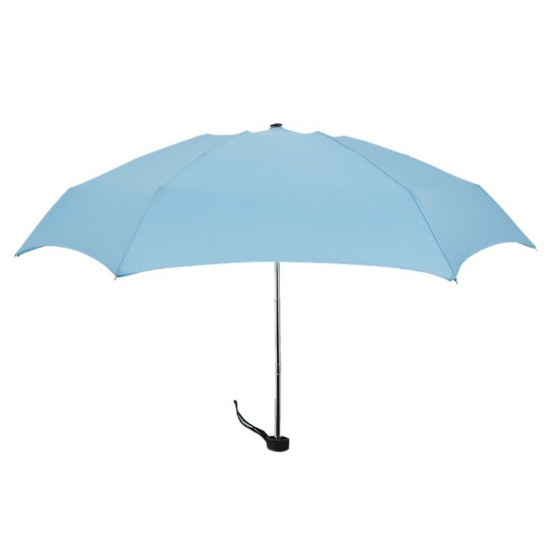 Mini Pocket Umbrella Men's Umbrella Windproof Folding Umbrellas Compact Rain Umbrella: Sky blue