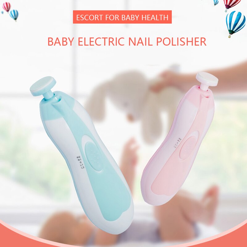 LOOZYKIT Electric Baby Nail File Care Tools Sets Safe Trimmer Newborn Toddler Toes Fingernails Clipper Cutter For Kids Baby Nail