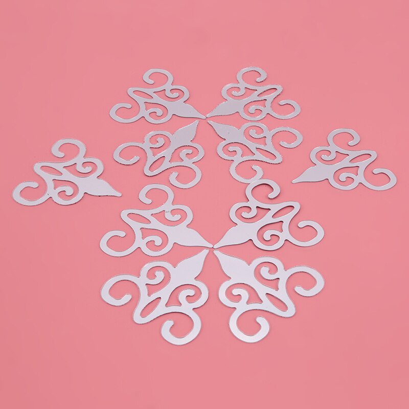 Autocollants muraux miroir 3d 7*7cm 10 pièces | Stickers carrés auto-adhésifs, mosaïque, décoration de maison, affiche murale pour salon véranda